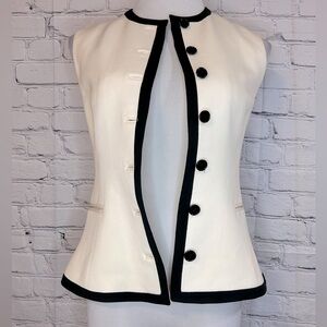 Ralph Lauren black label- two tones vest-Worsted Wool